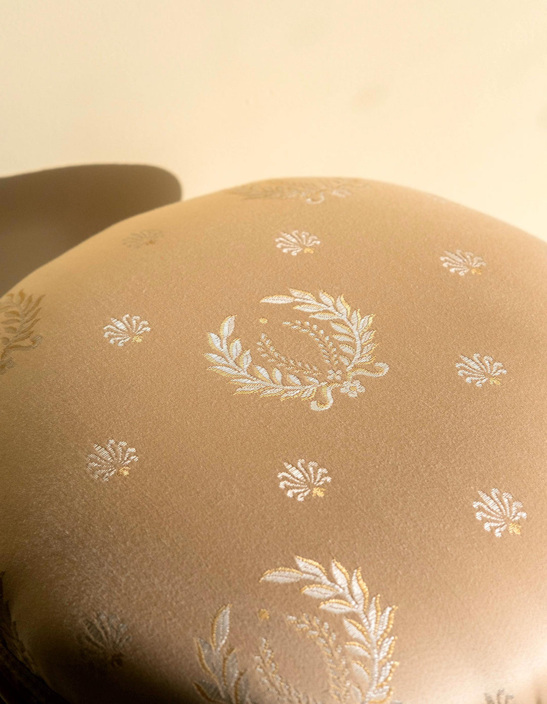 Antique French Wooden Footstool - Louis XV Style
