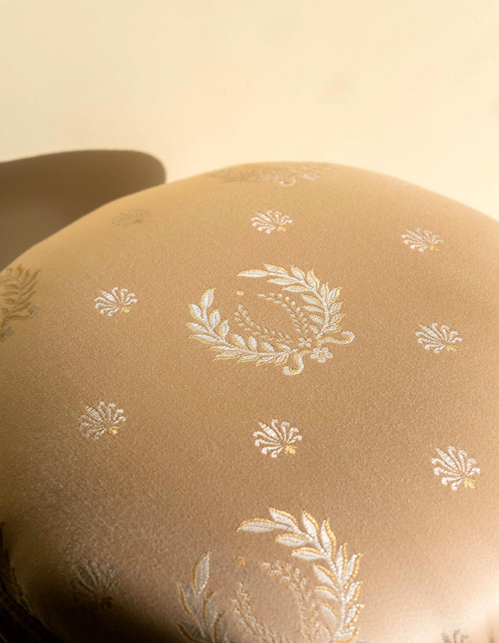 Antique French Wooden Footstool - Louis XV Style