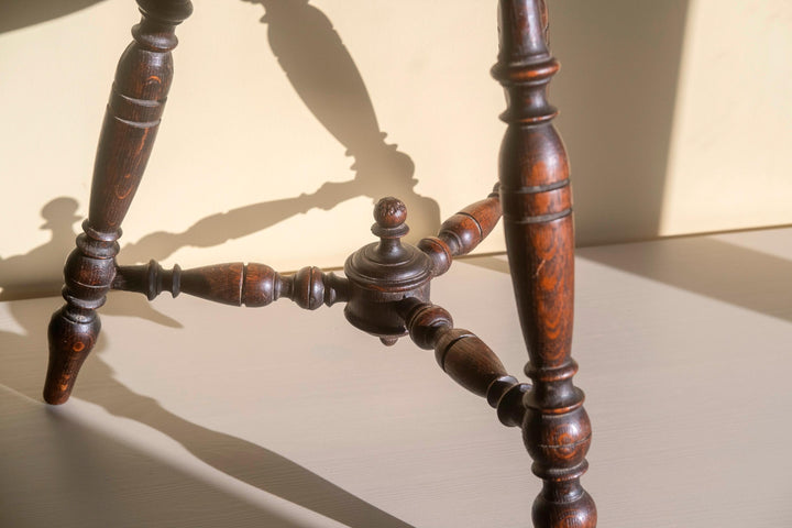 Antique 19th Century Clover Stool