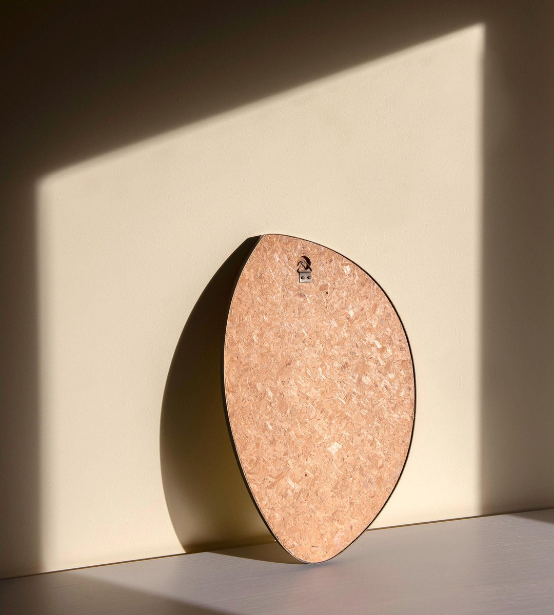 Vintage Red Mosaic Wall Mirror - 1960s Teardrop Mirror