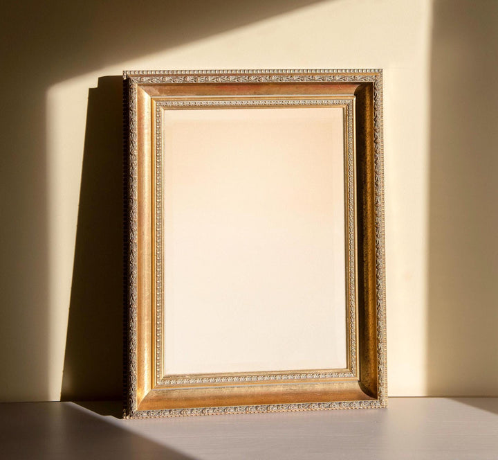Vintage Gilt Wall Mirror - Ornate Frame