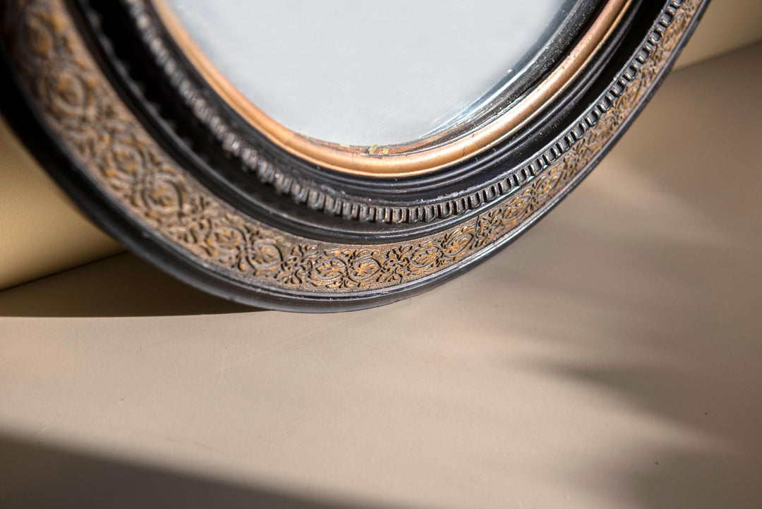 19th Century French Louis Philippe Style Oval Mirror