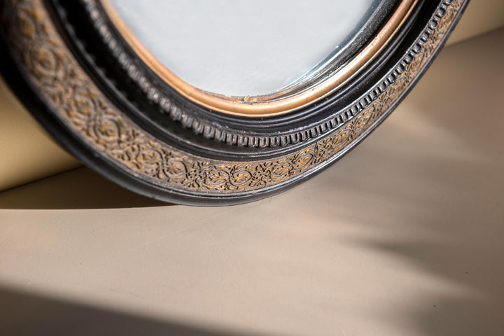 19th Century French Louis Philippe Style Oval Mirror