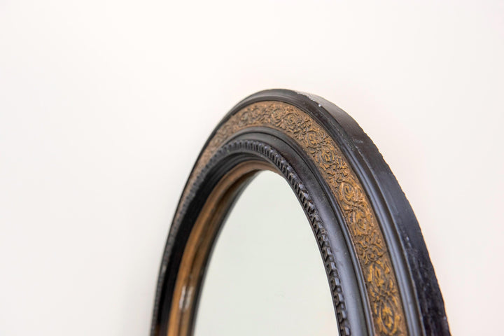 19th Century French Louis Philippe Style Oval Mirror