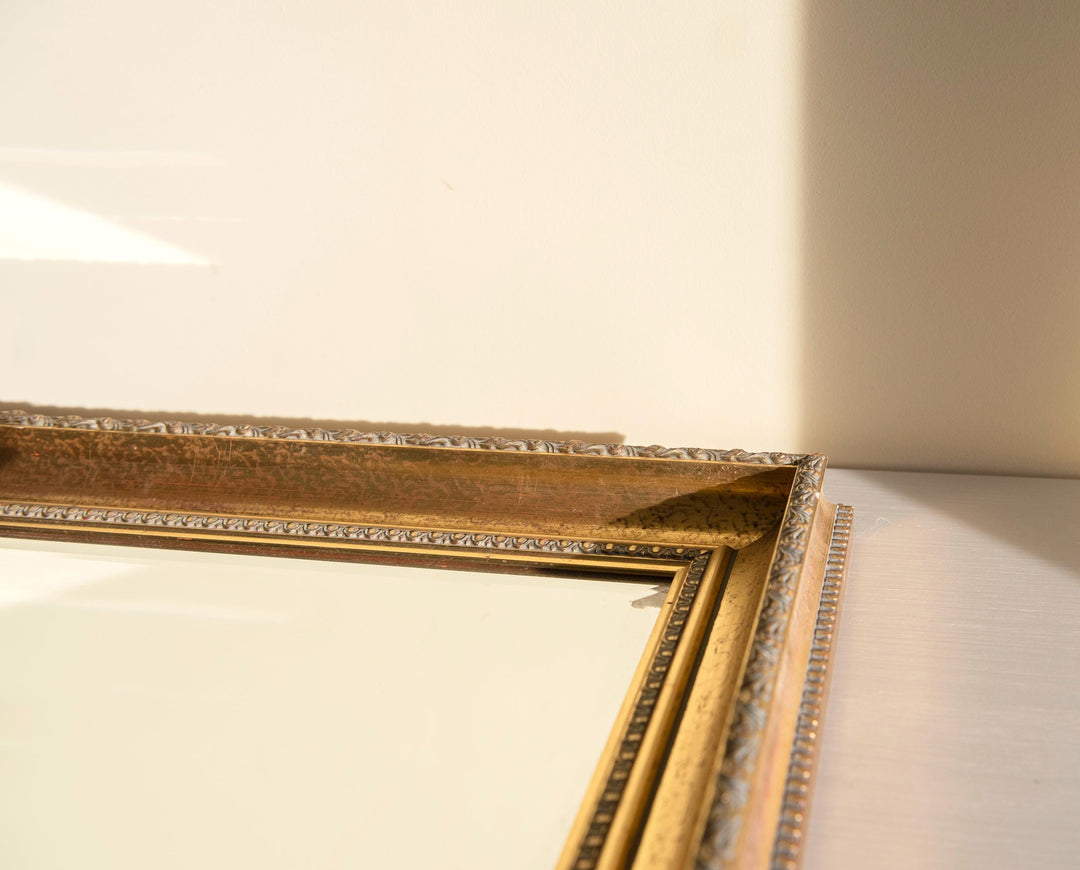Vintage Gilt Wall Mirror - Ornate Frame