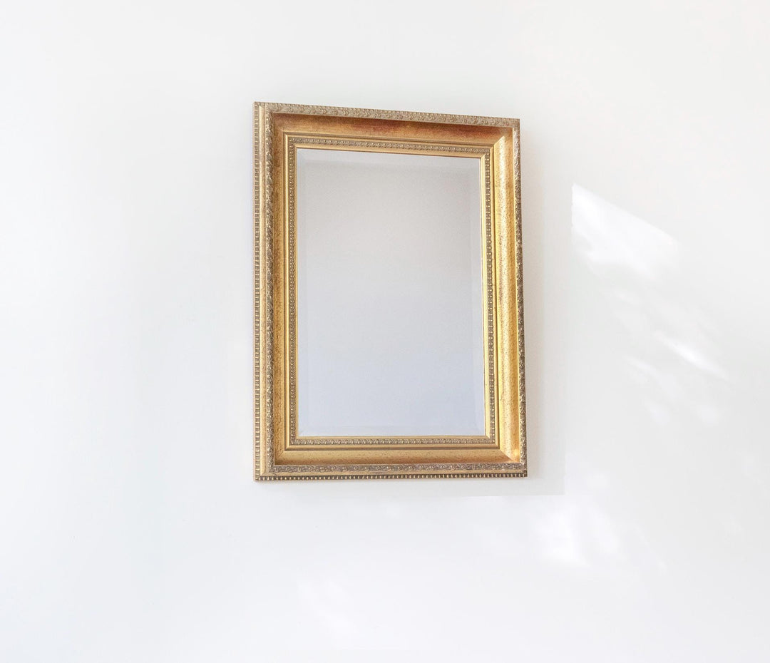 Vintage Gilt Wall Mirror - Ornate Frame