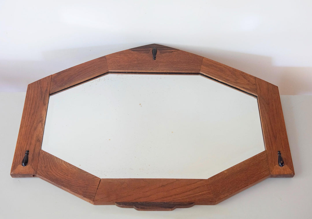 Antique Dutch Amsterdam School Mirror – 1920s
