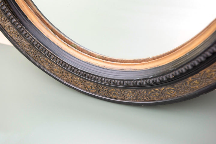 19th Century French Louis Philippe Style Oval Mirror