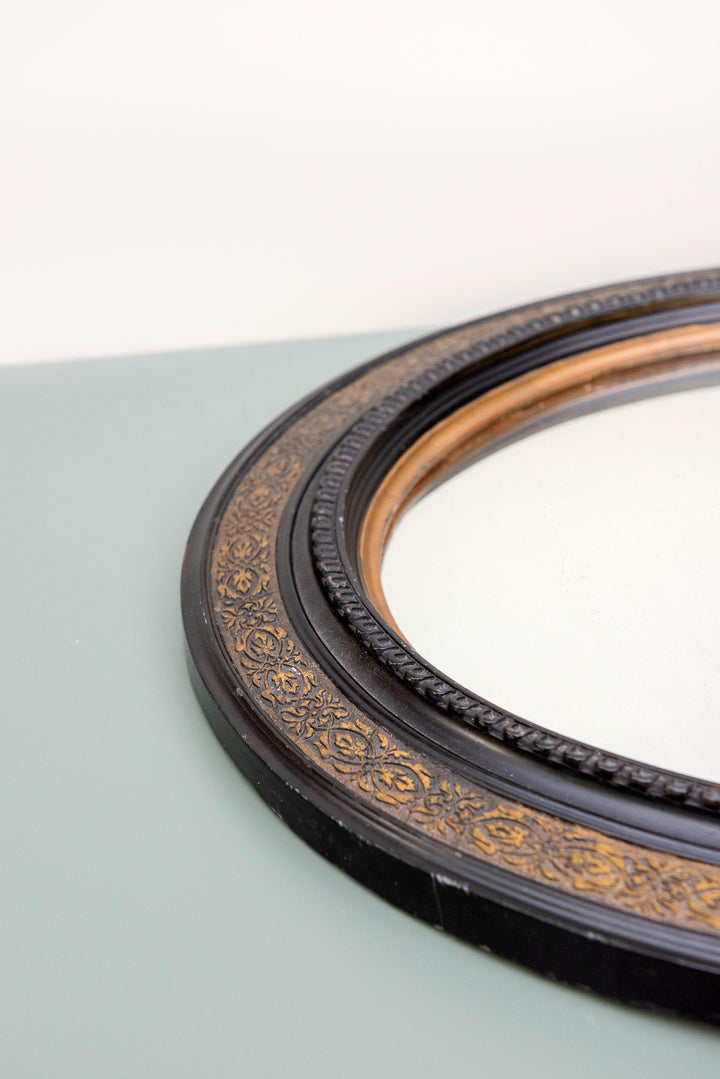 19th Century French Louis Philippe Style Oval Mirror
