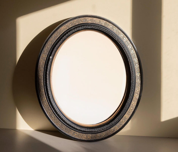 19th Century French Louis Philippe Style Oval Mirror