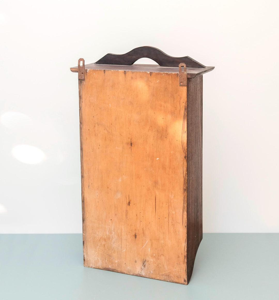 Oak Art Deco Medicine Cabinet with Mirror