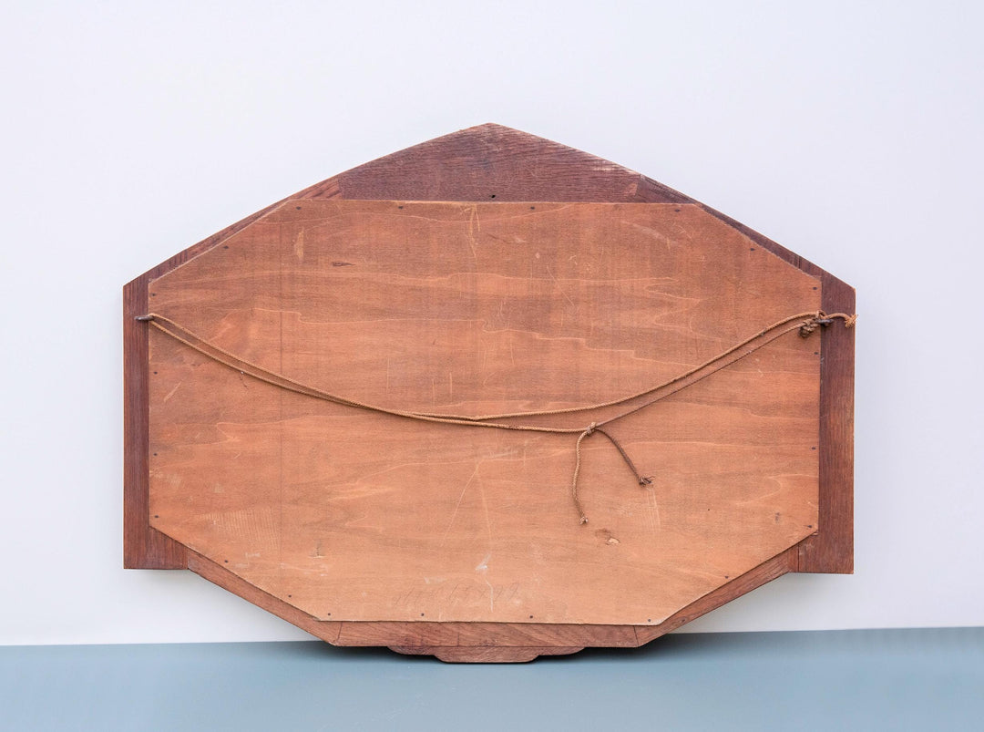 Antique Dutch Amsterdam School Mirror – 1920s